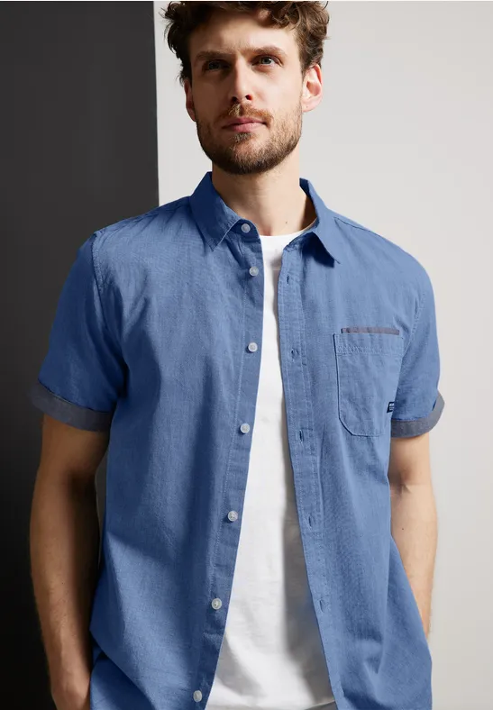 Street One Kurzarm Oxfordhemd