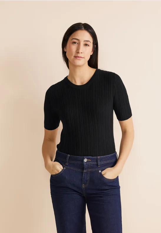Street One Kurzarm Strickpullover