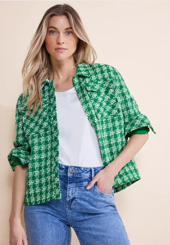 Street One Kurze Bouclé Jacke