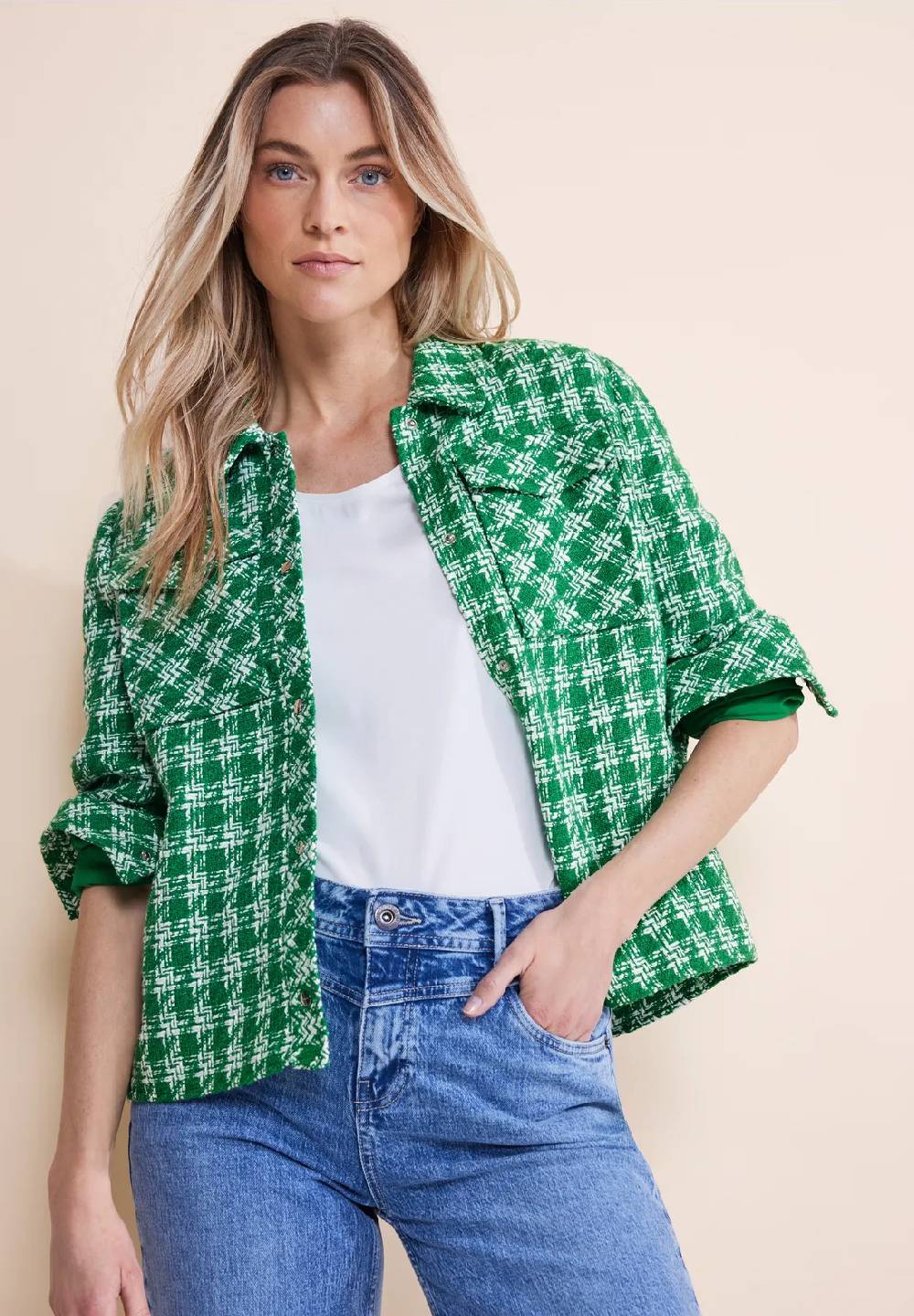 Street One Kurze Bouclé Jacke