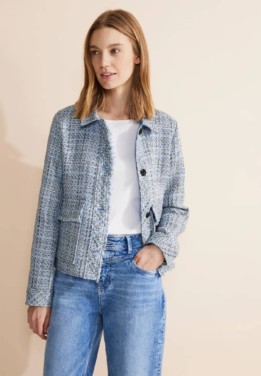 Street One Kurze Bouclé Jacke