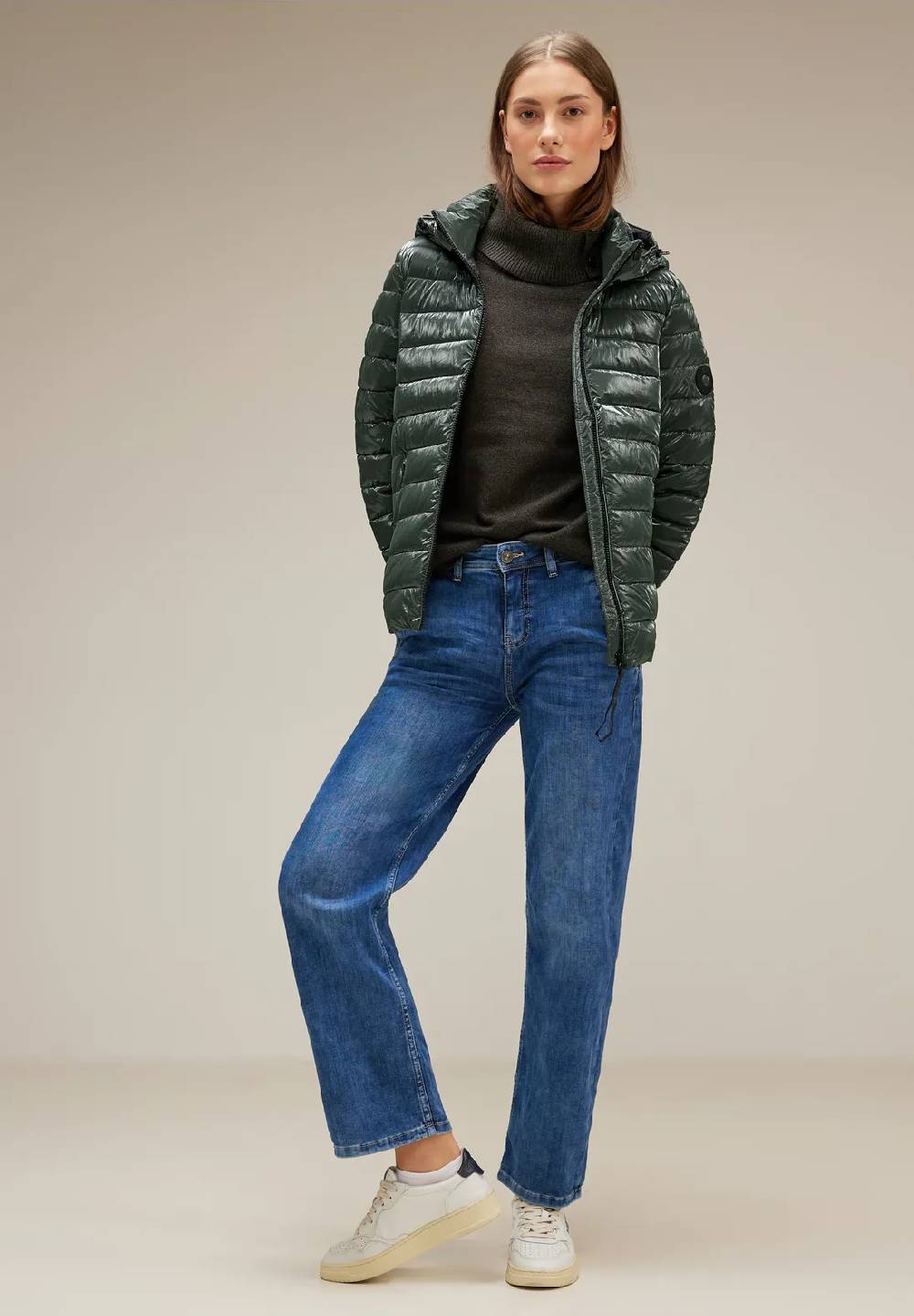 Street One Kurze Glanz Steppjacke