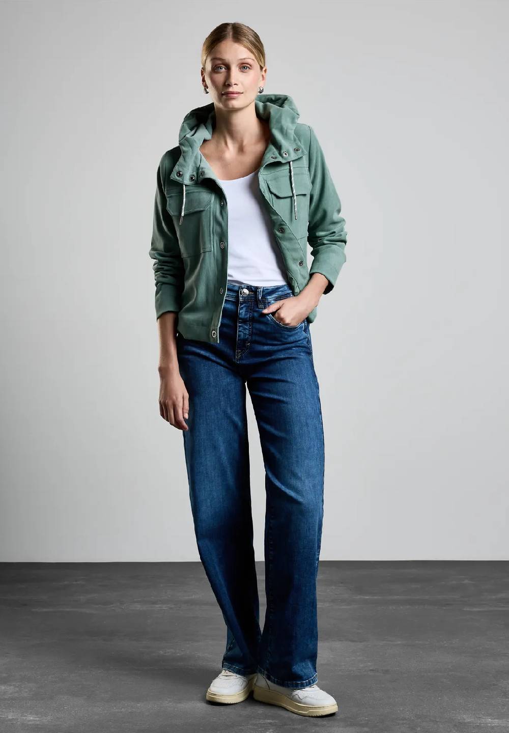 Street One Kurze Jacke mit Kapuze