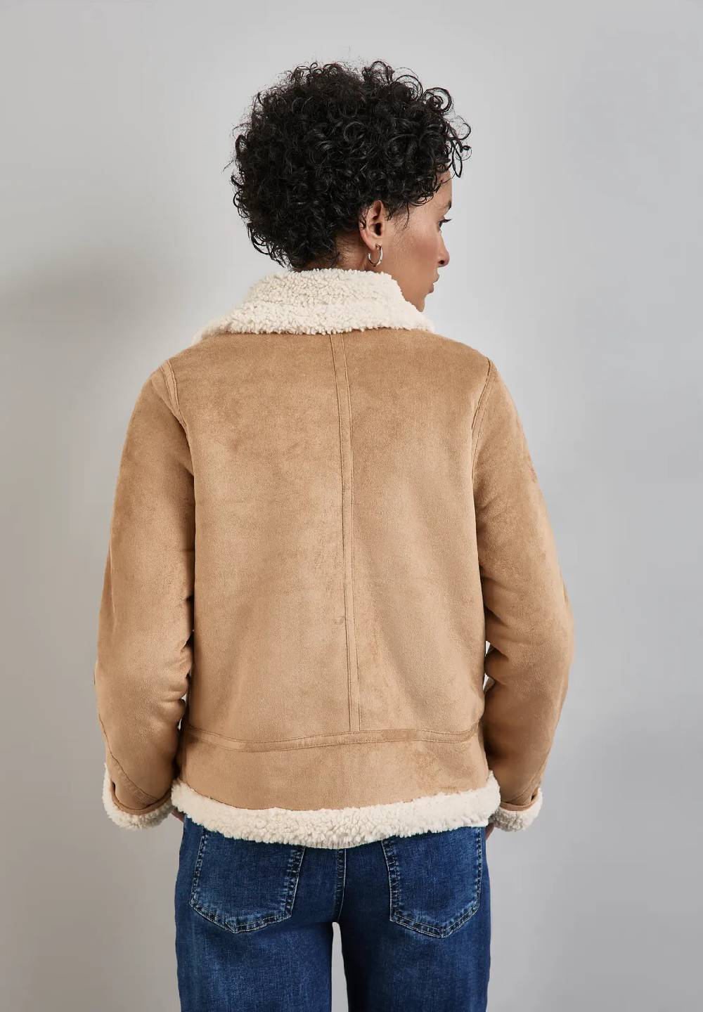 Street One Kurze Jacke Mit Teddy-Fell