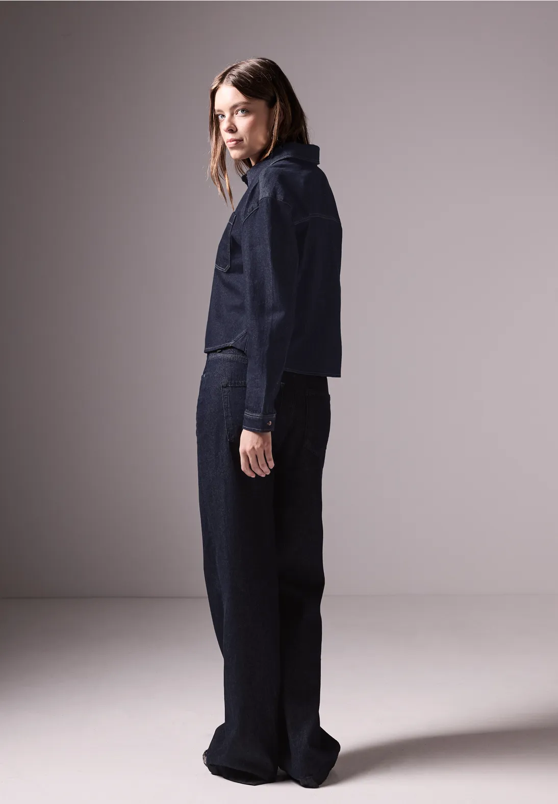 Street One Kurze Jeansbluse