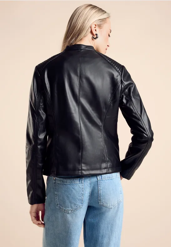 Street One Kurze Leder-Look Jacke