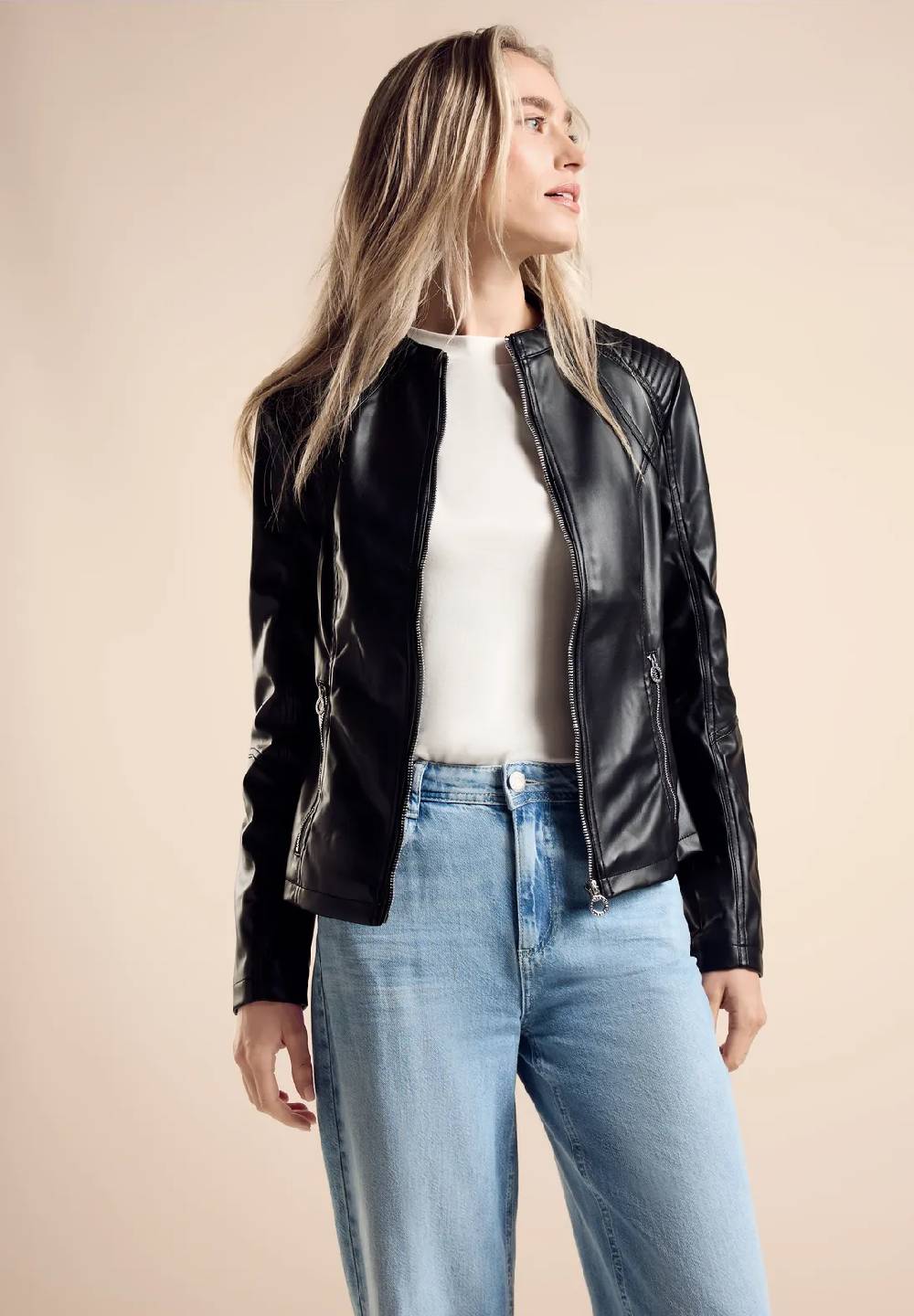 Street One Kurze Leder-Look Jacke