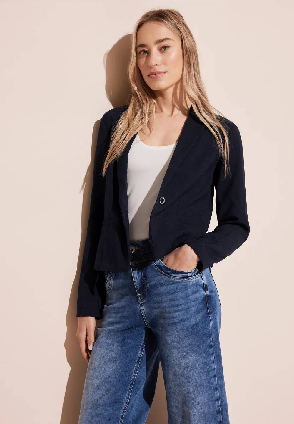 Street One Kurzer Struktur Blazer