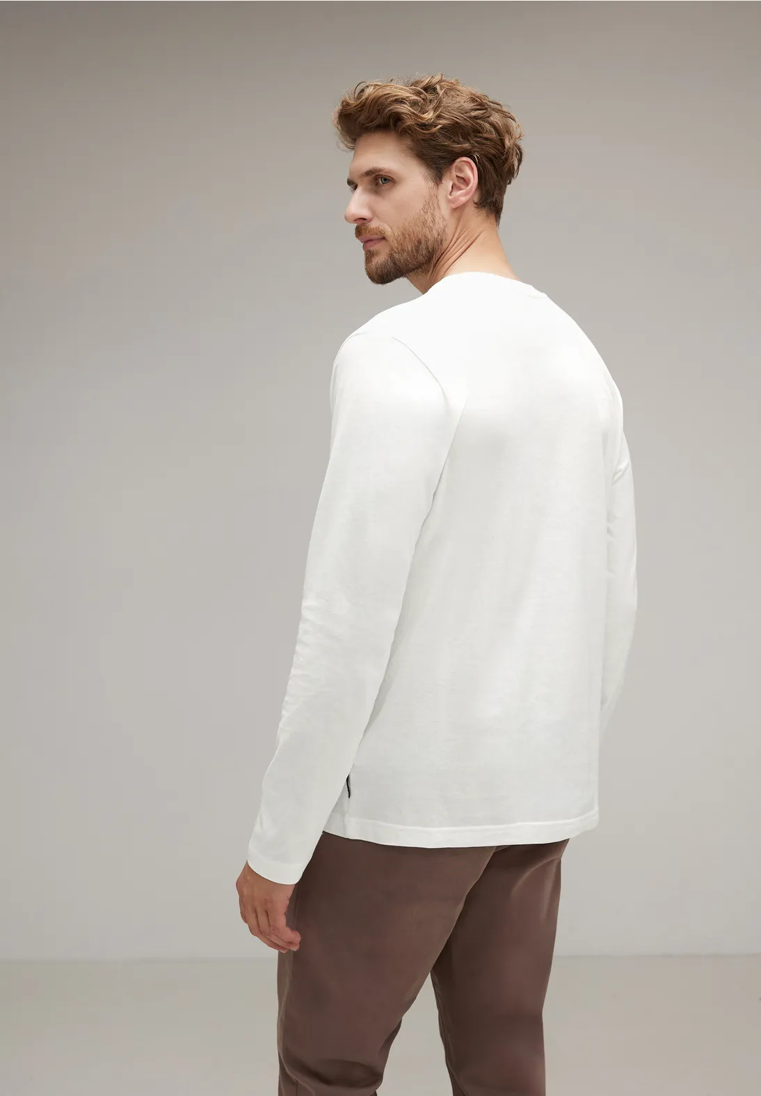 Street One Langarmshirt Mit Brustprint