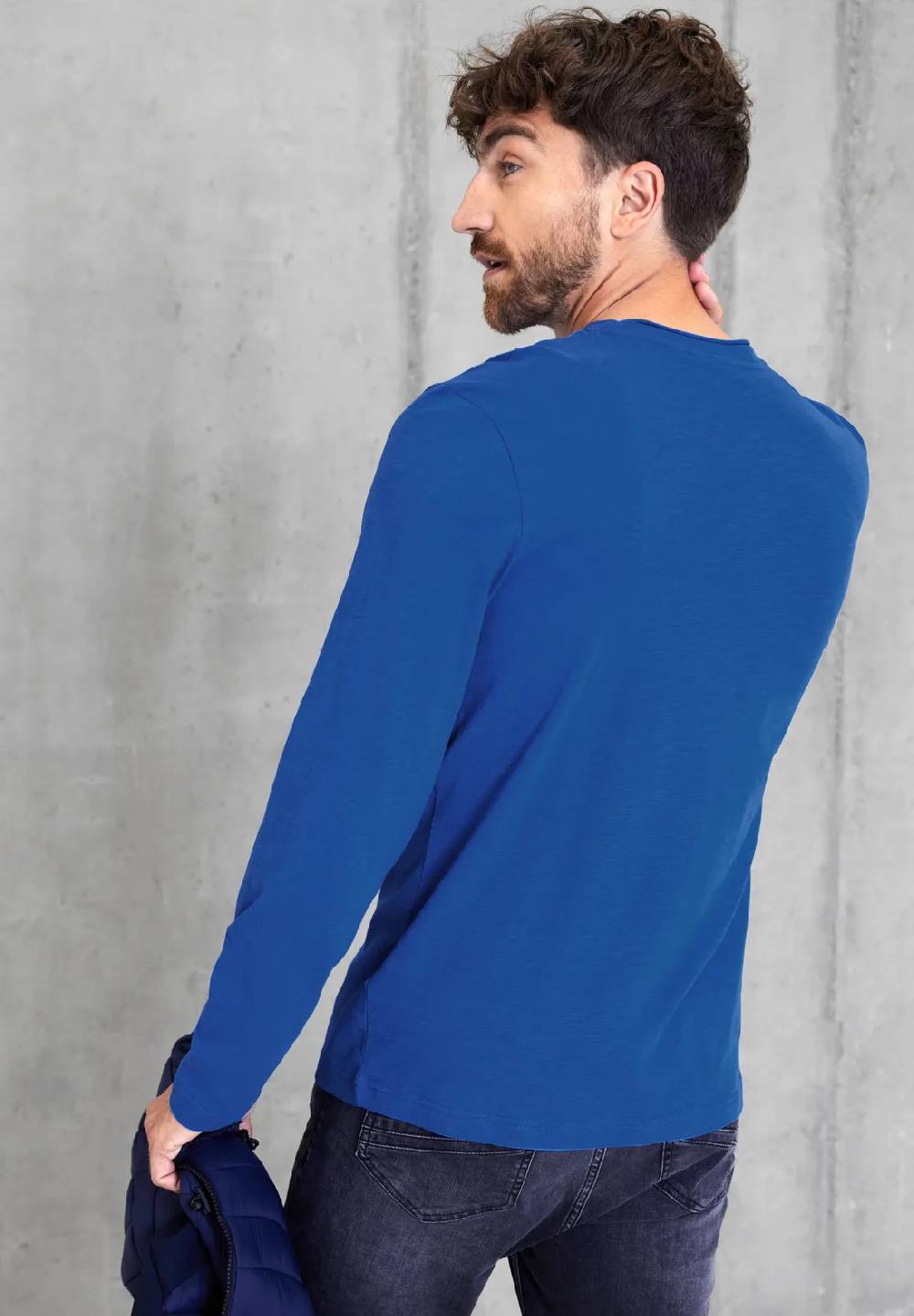 Street One Langarmshirt Mit Brustprint