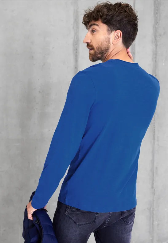 Street One Langarmshirt Mit Brustprint