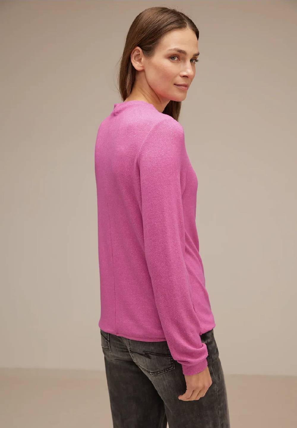 Street One Langarmshirt Mit Gummisaum - Style LENA
