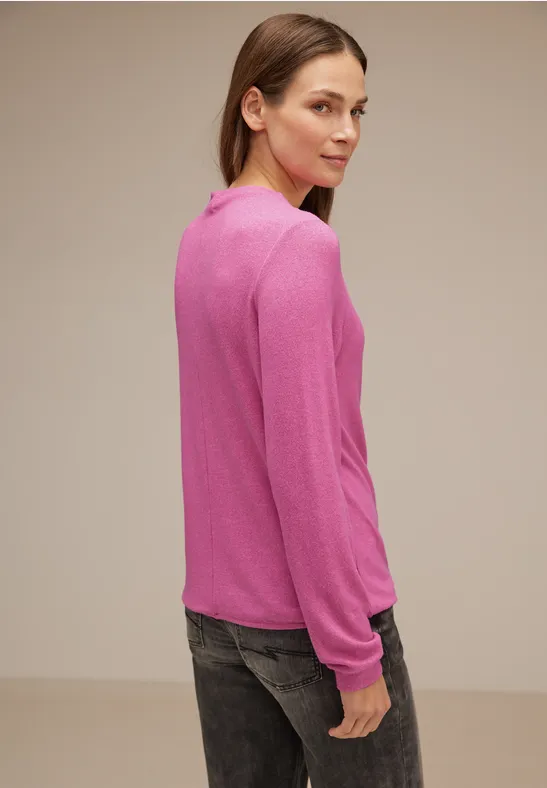 Street One Langarmshirt Mit Gummisaum - Style LENA