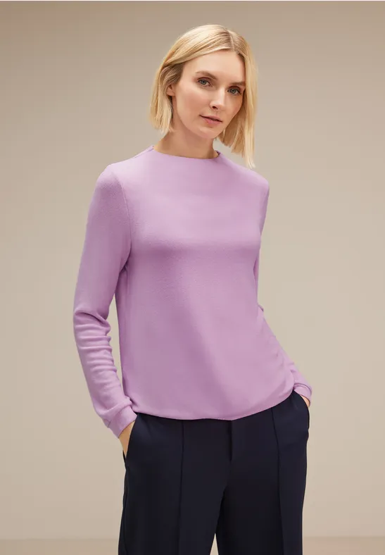 Street One Langarmshirt Mit Gummisaum - Style LENA