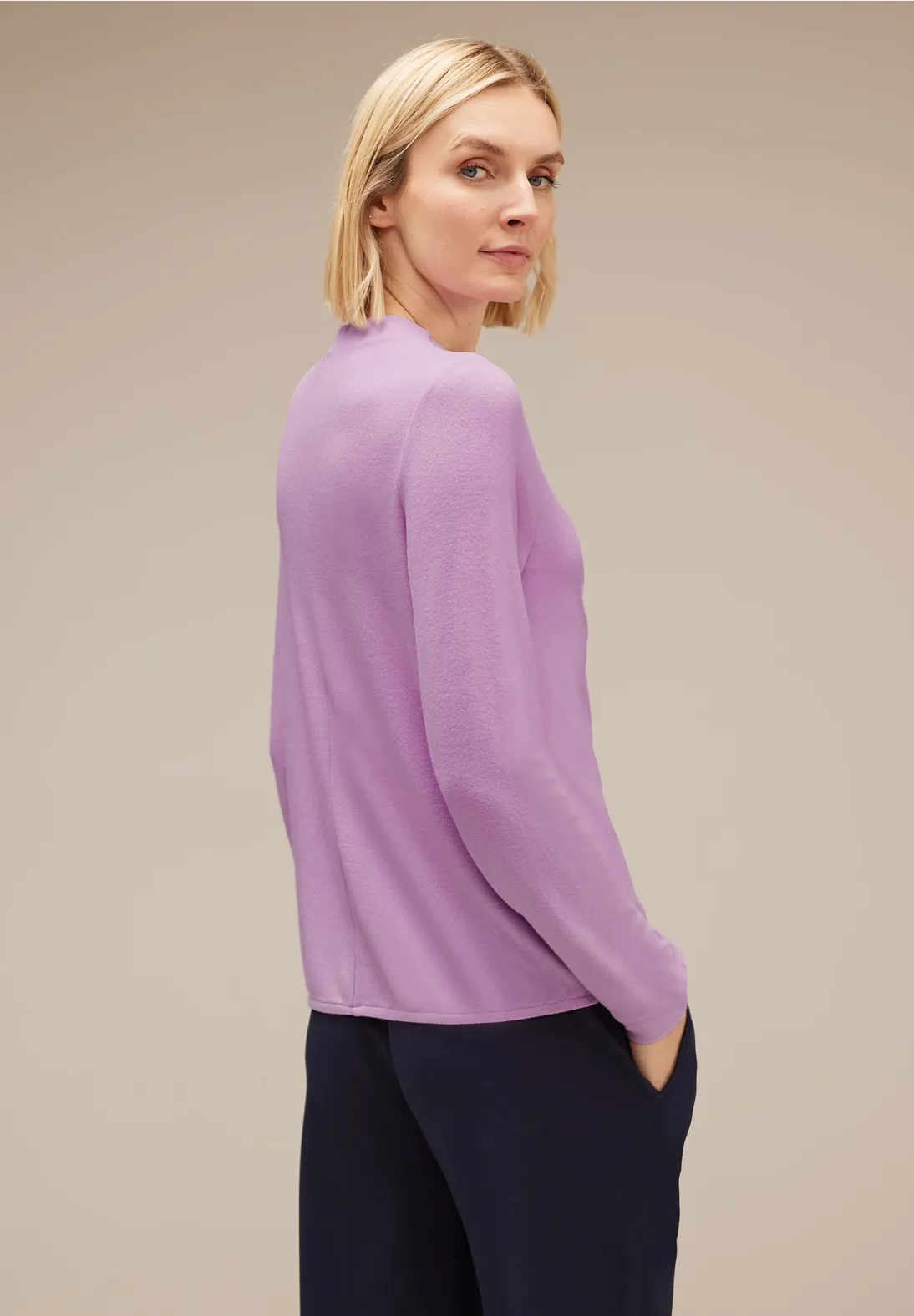 Street One Langarmshirt Mit Gummisaum - Style LENA