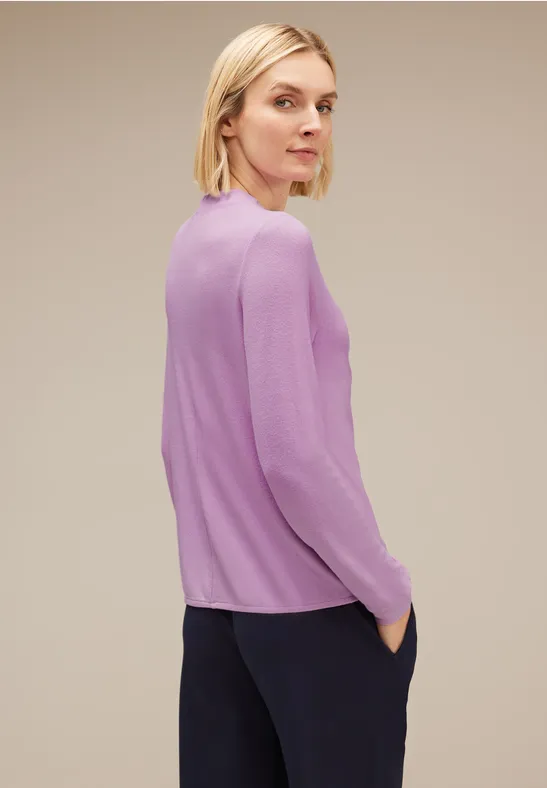Street One Langarmshirt Mit Gummisaum - Style LENA