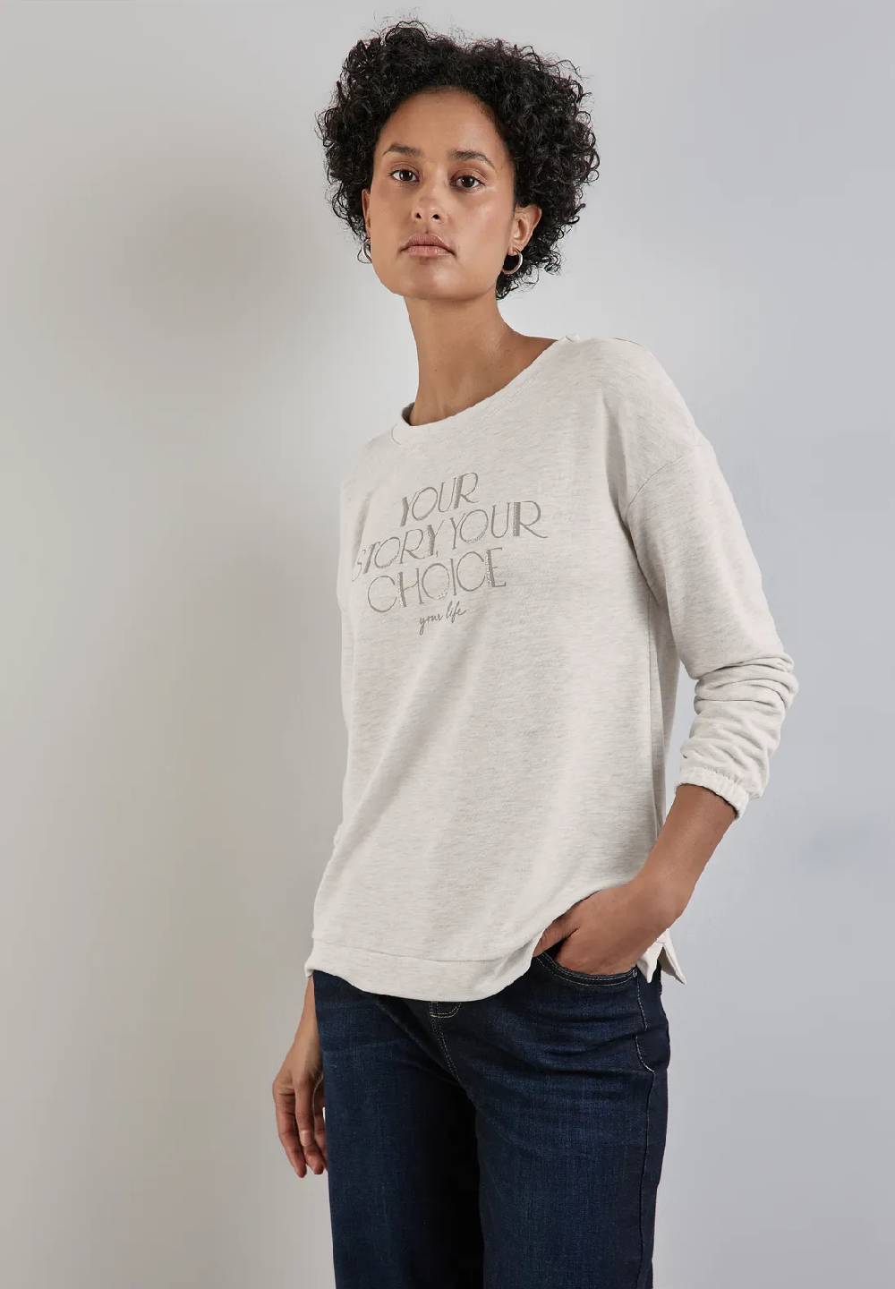 Street One Langarmshirt mit Print