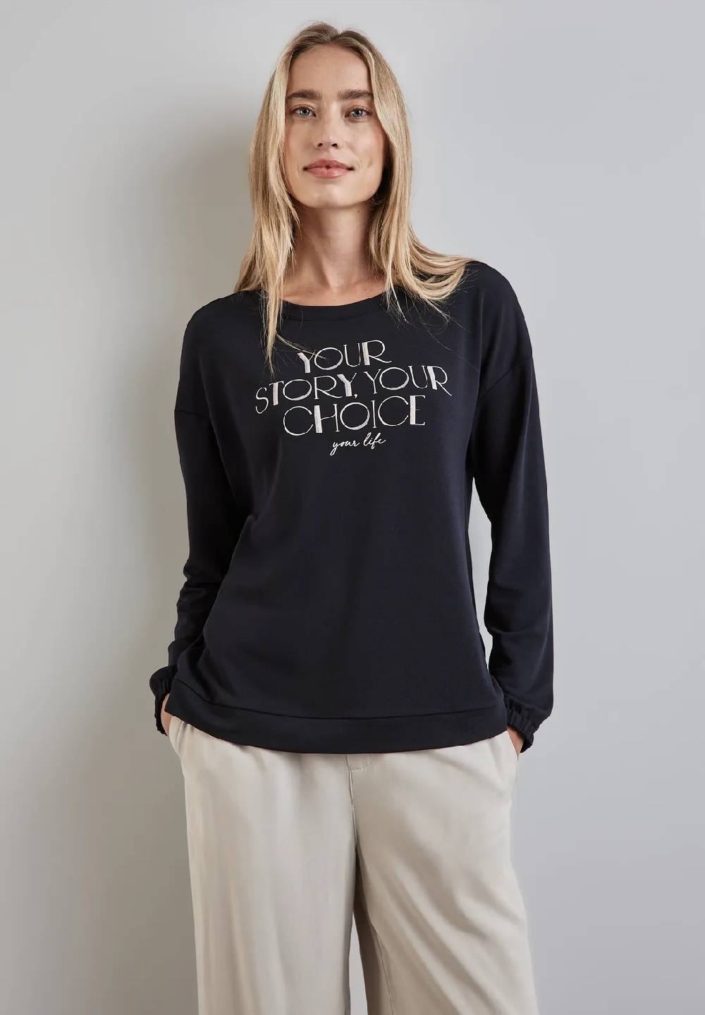Street One Langarmshirt mit Print