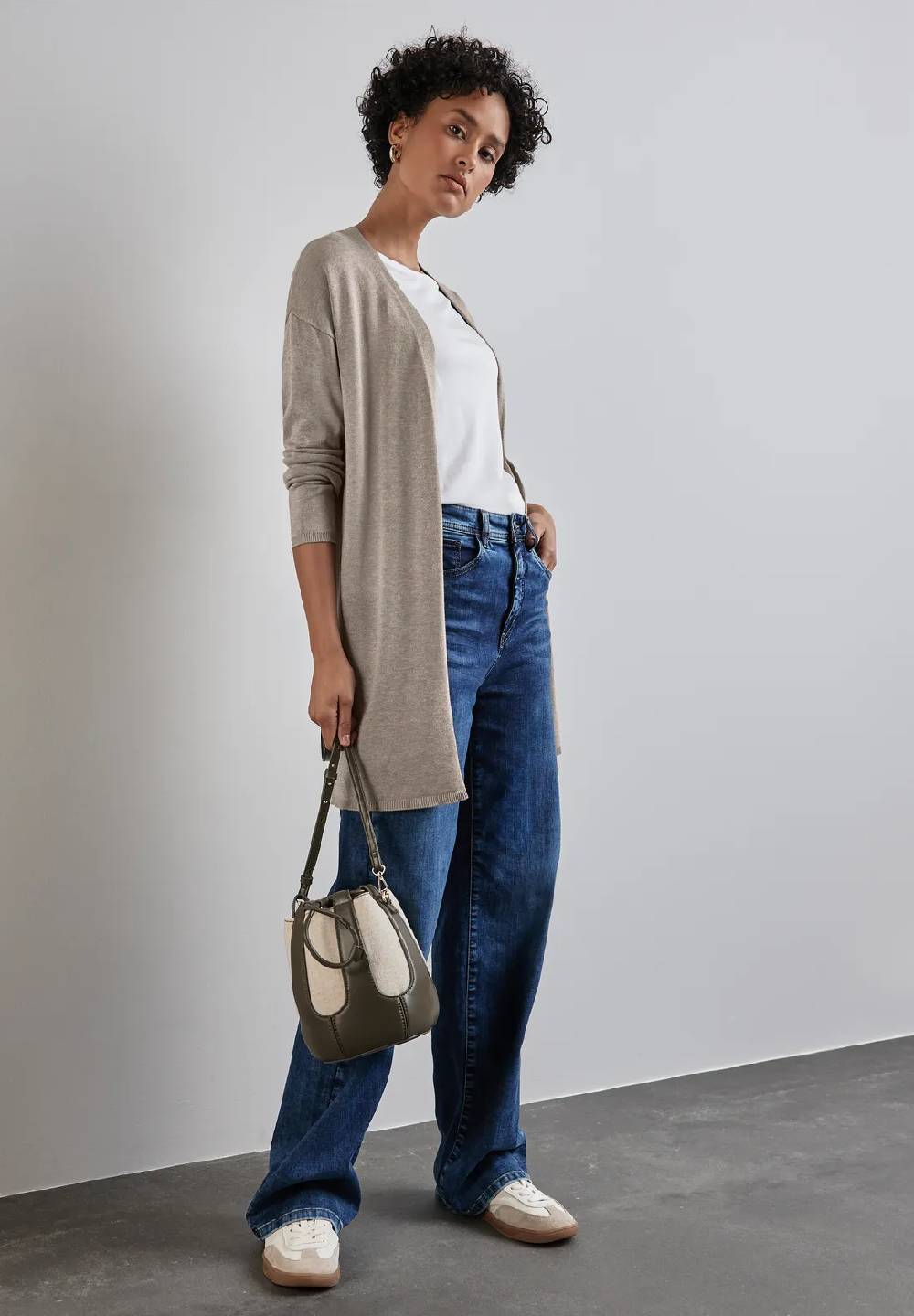 Street One Langer Feinstrickcardigan