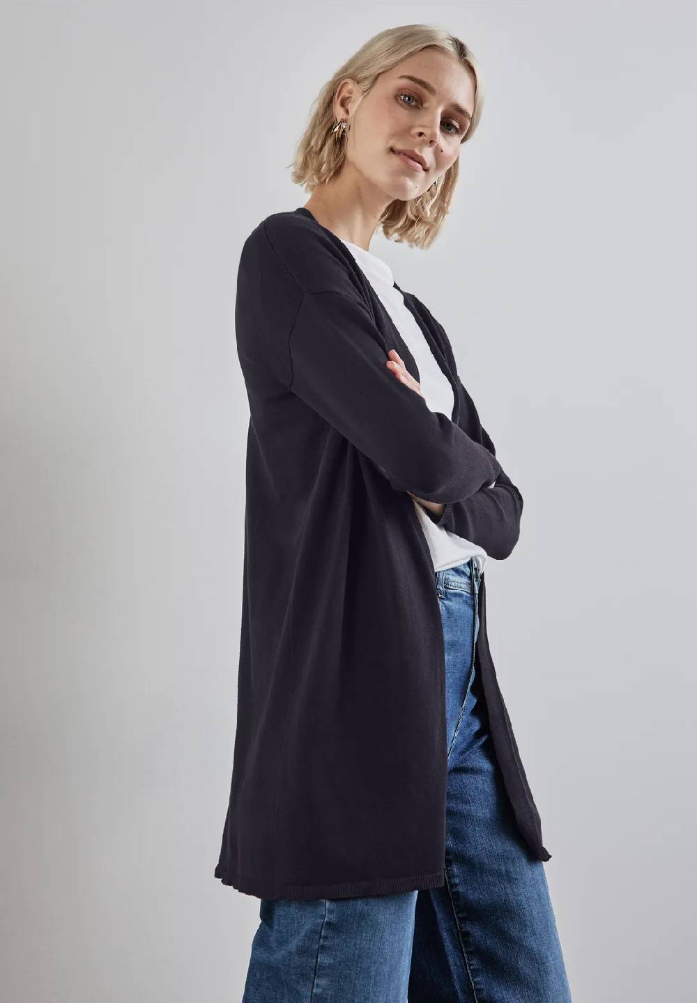 Street One Langer Feinstrickcardigan