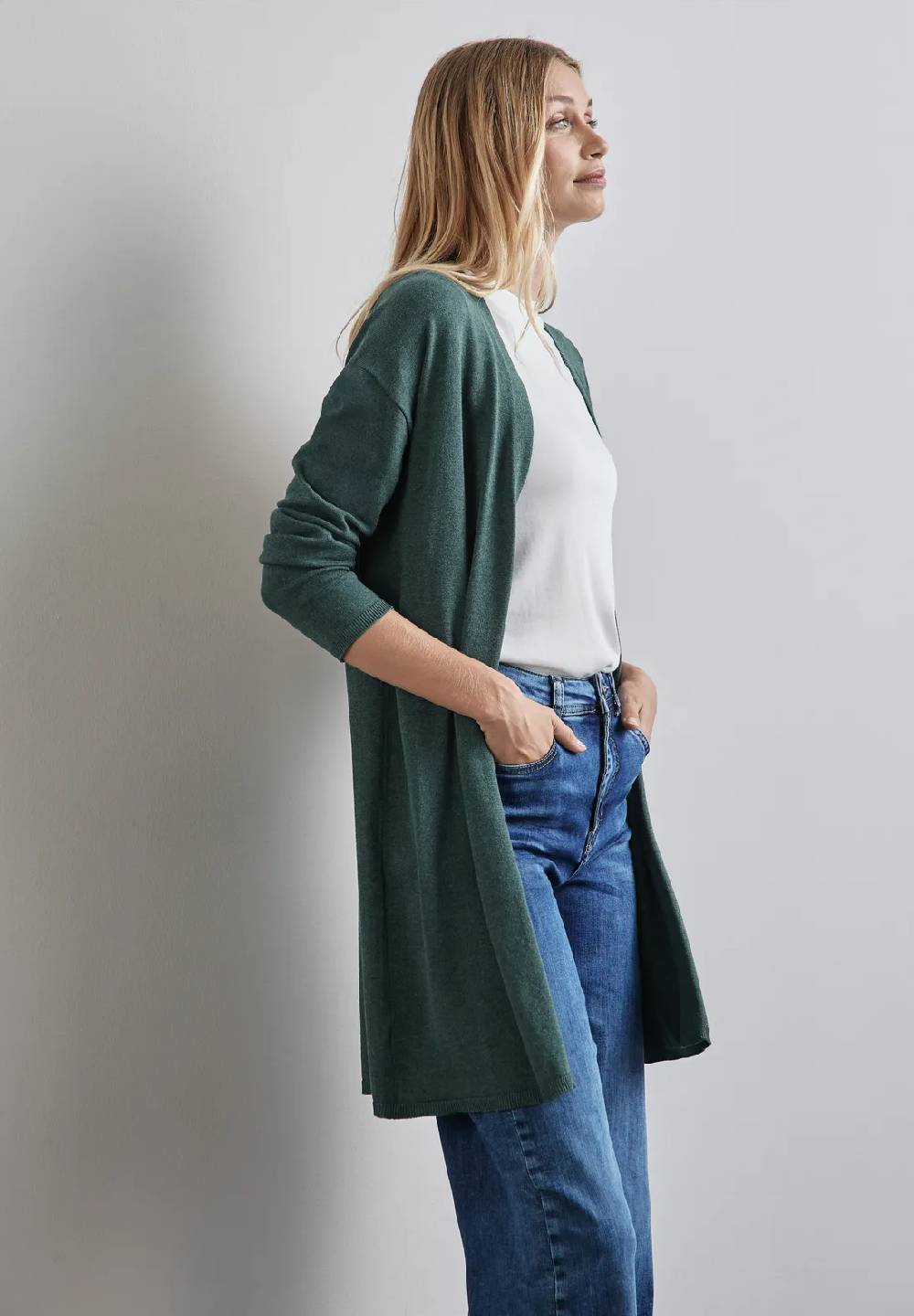 Street One Langer Feinstrickcardigan