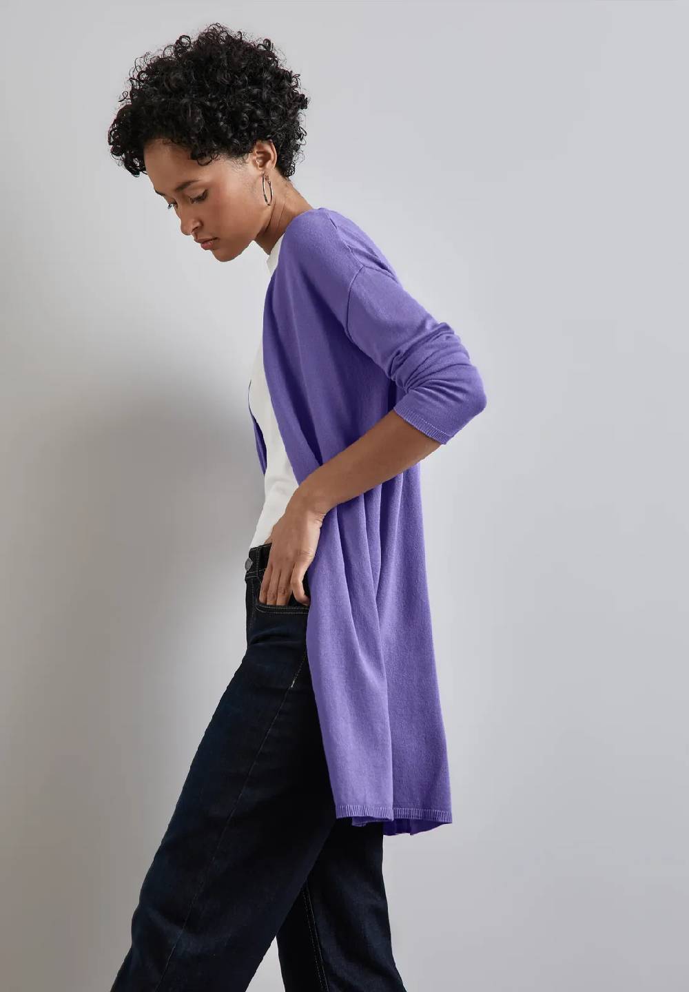 Street One Langer Feinstrickcardigan