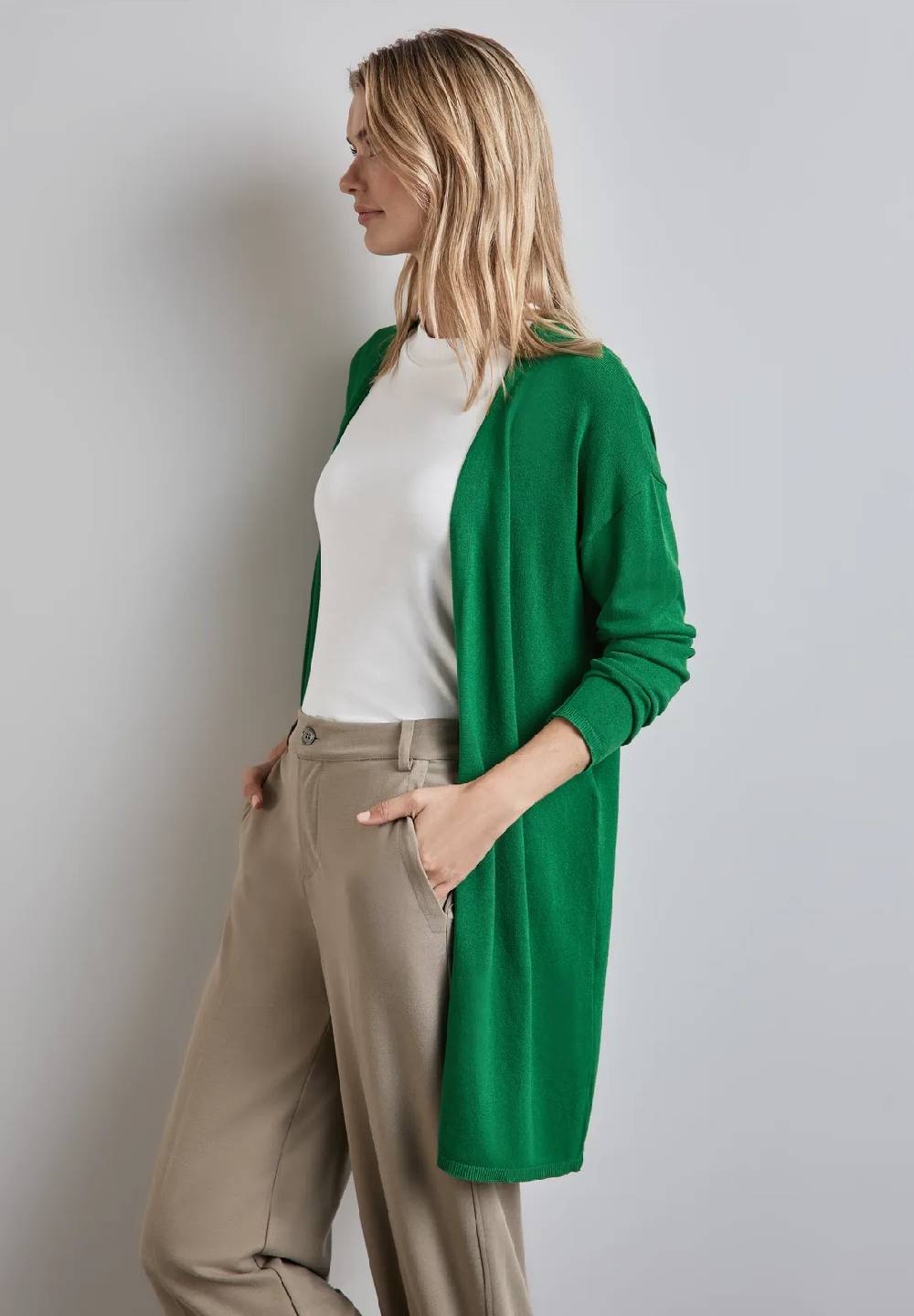 Street One Langer Feinstrickcardigan