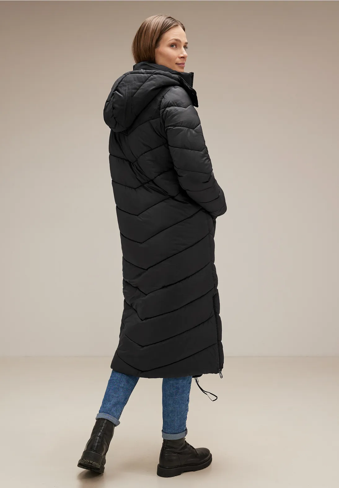 Street One Langer Stepp Wintermantel