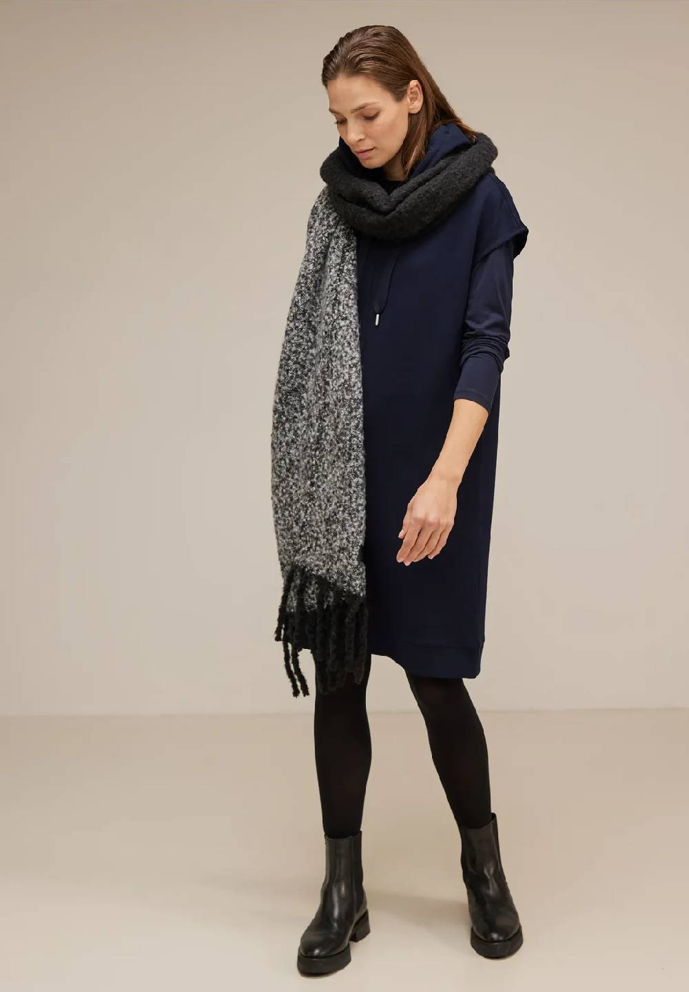 Street One Langes Kapuzen Sweatshirt