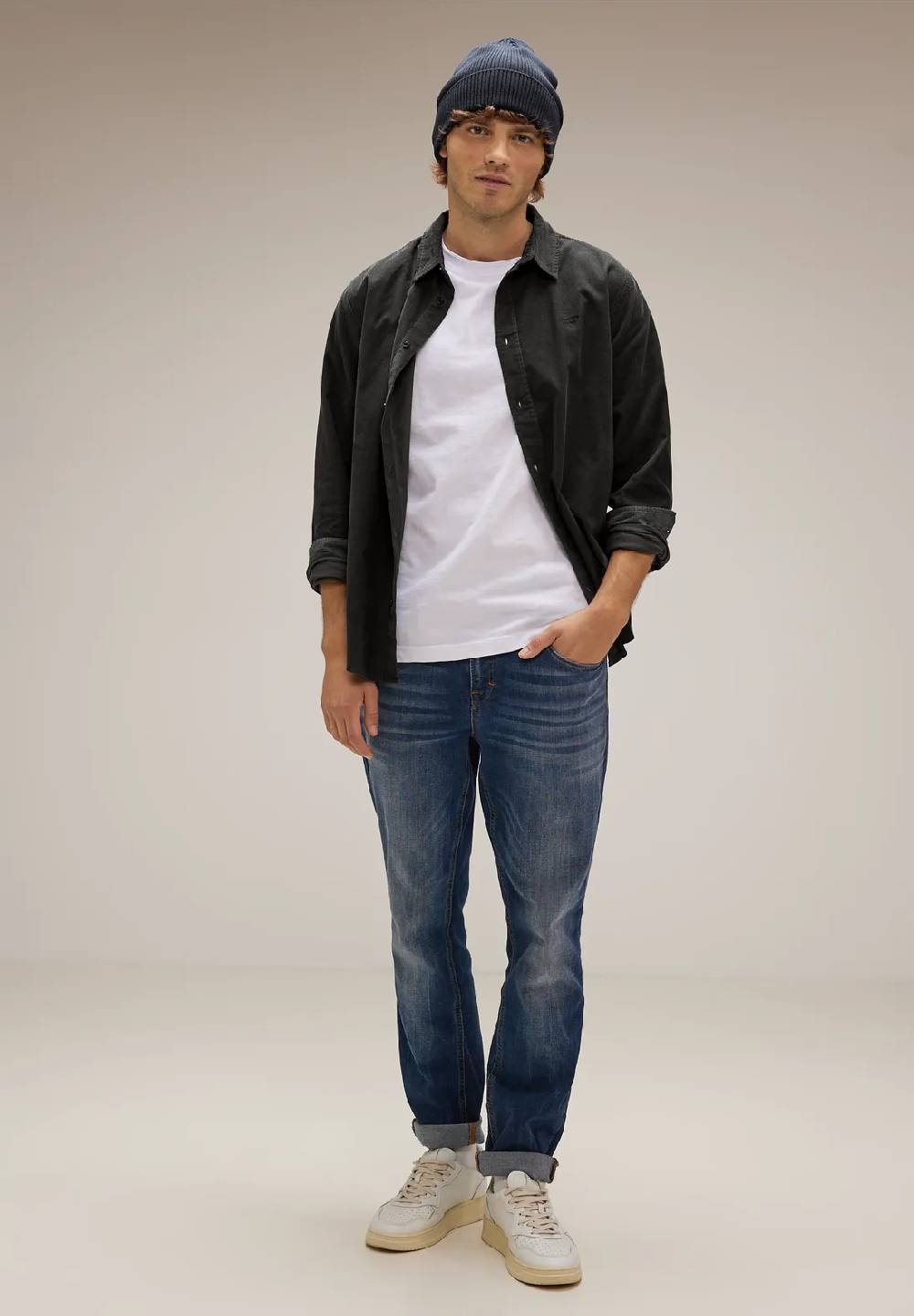 Street One Lässiges Cordhemd