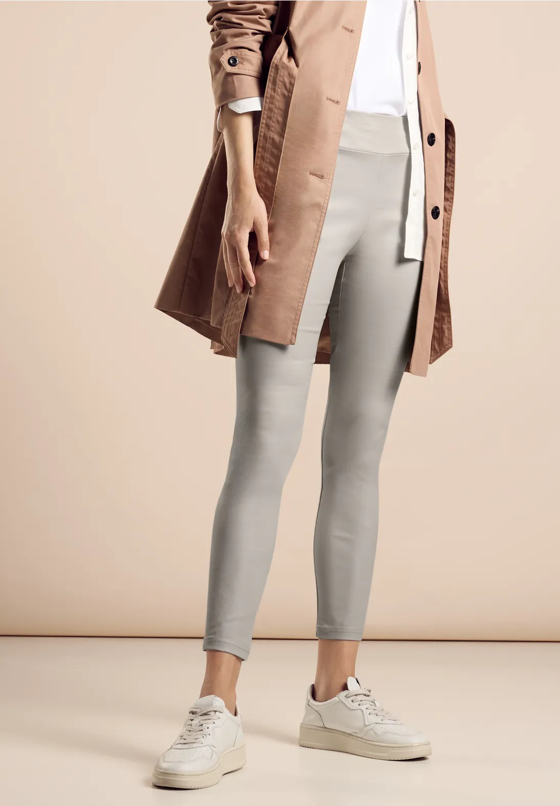 Street One Leggings in Lederoptik