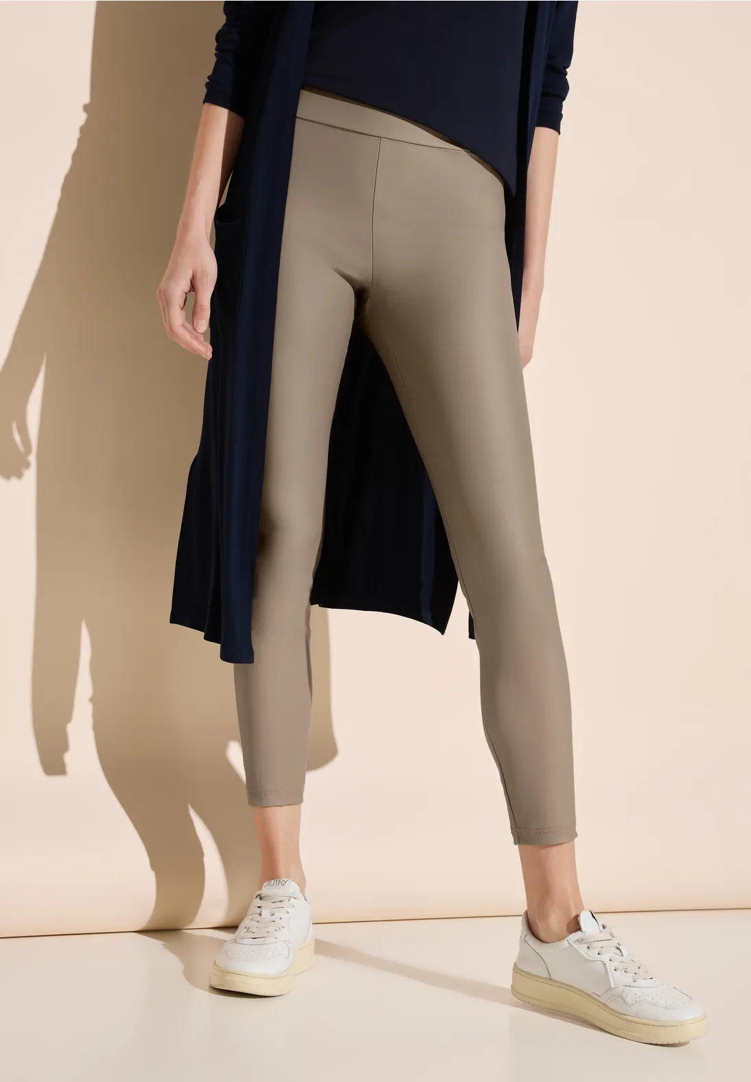 Street One Leggings mit Coating