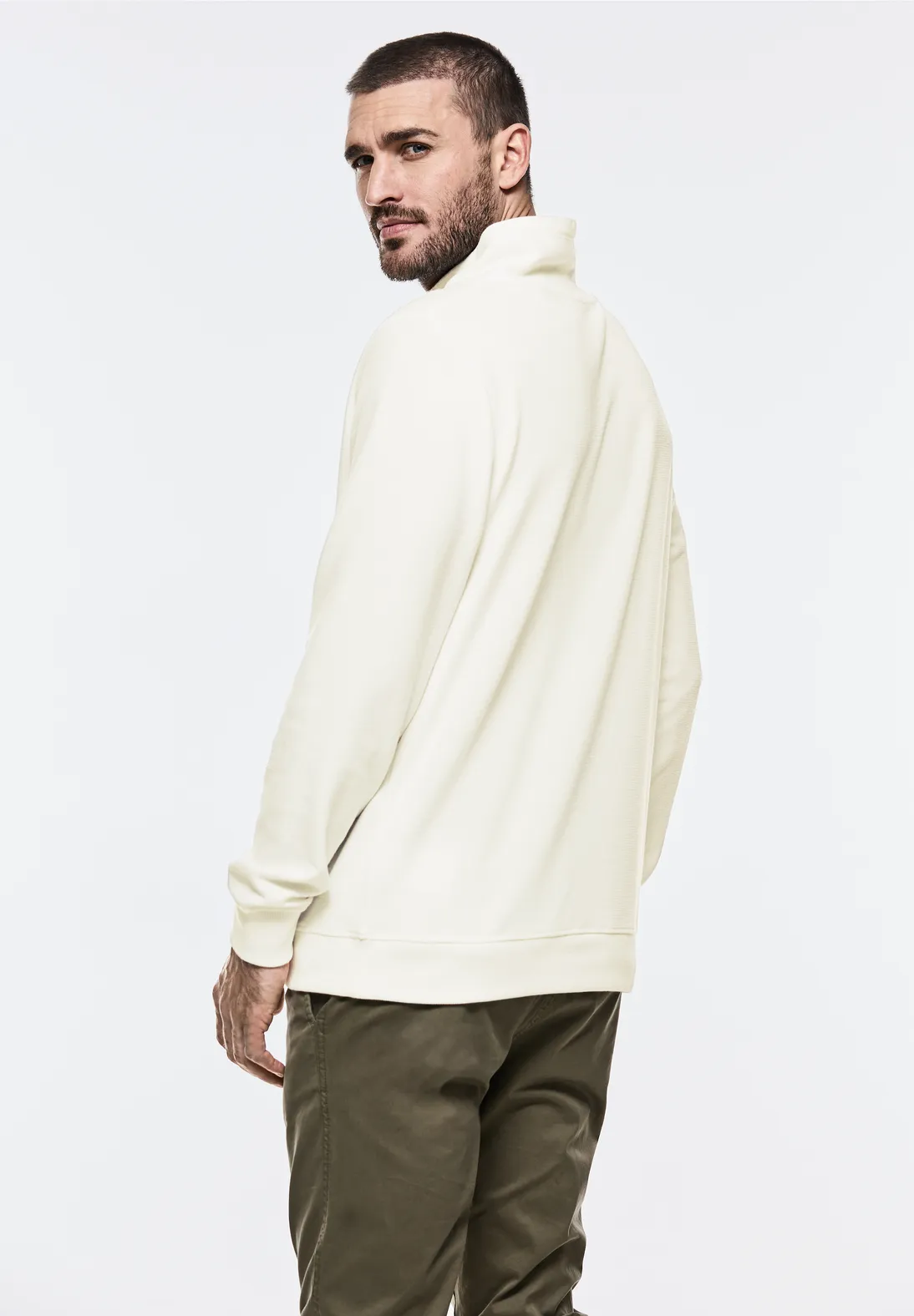 Street One Leichter Schalkragen Sweat