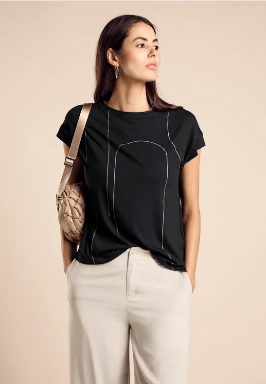 Street One Leichtes T-Shirt Mit Print