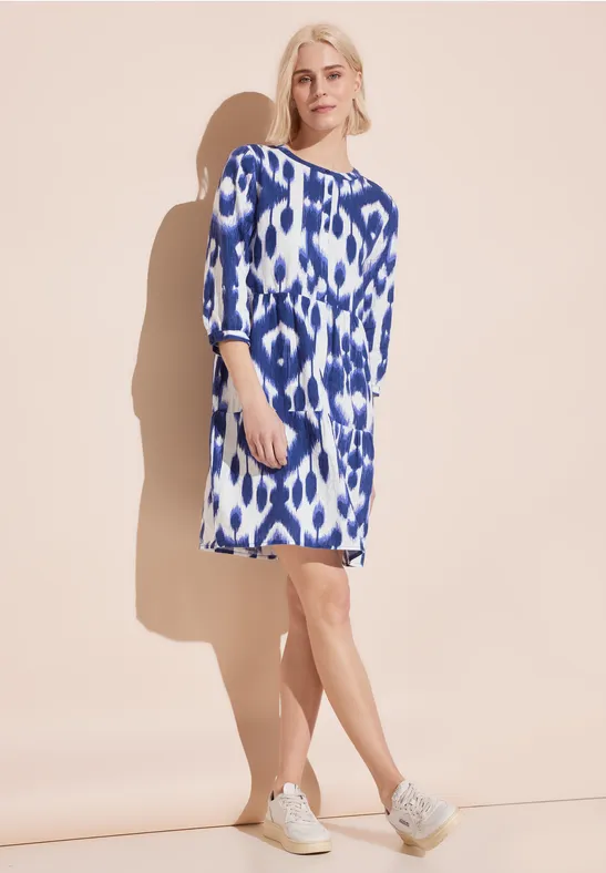 Street One Leinen Kleid Mit Print