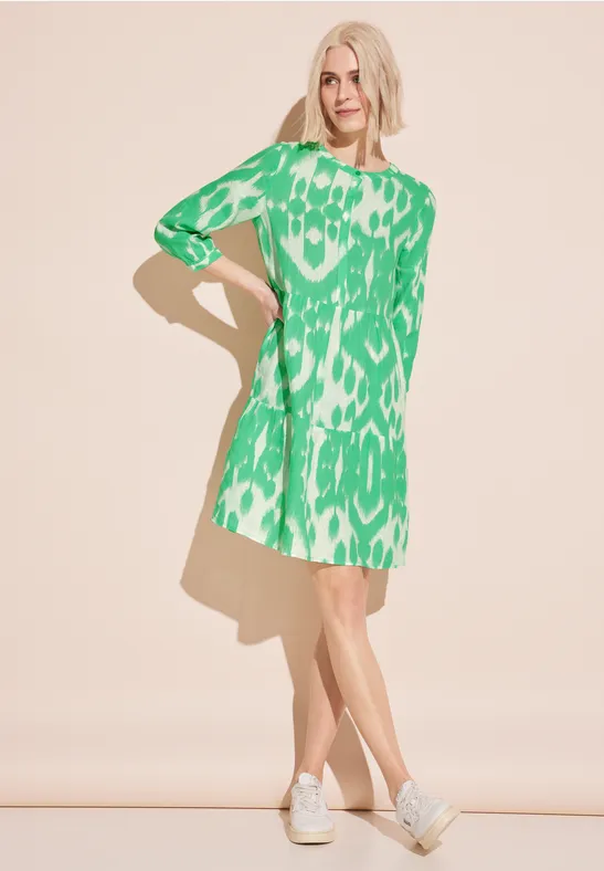 Street One Leinen Kleid Mit Print