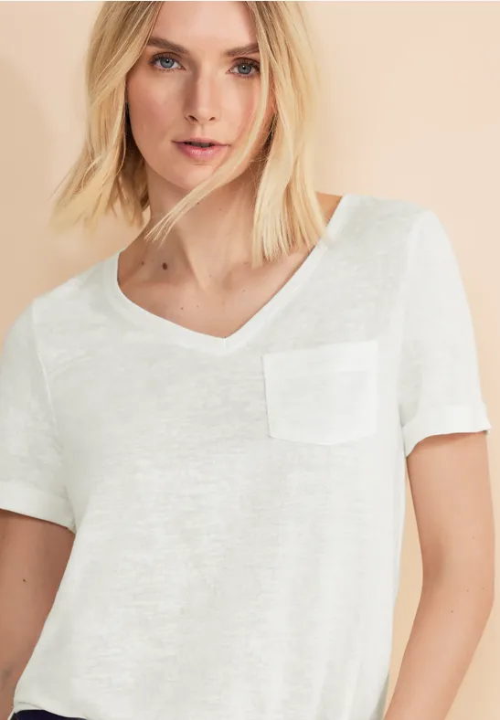 Street One Leinen Look T-Shirt
