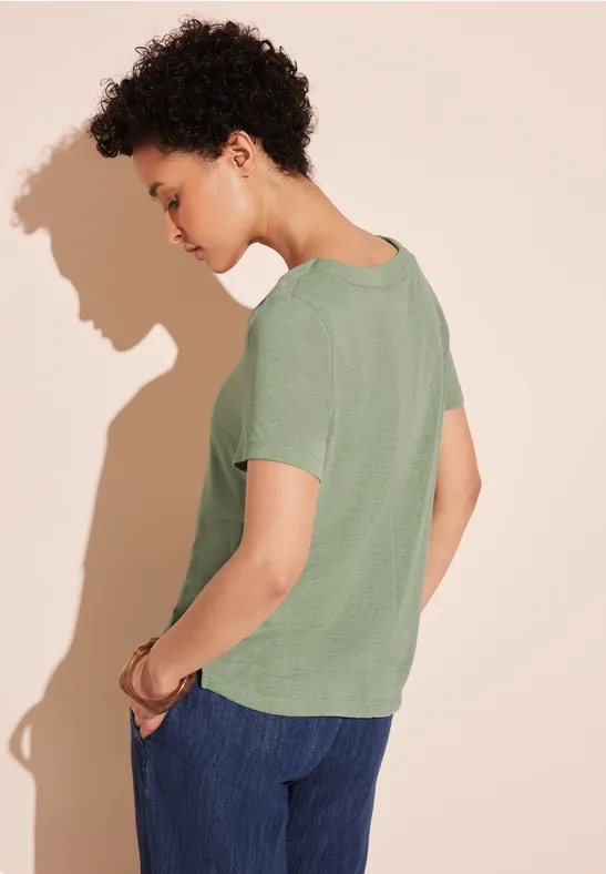 Street One Leinen Look T-Shirt