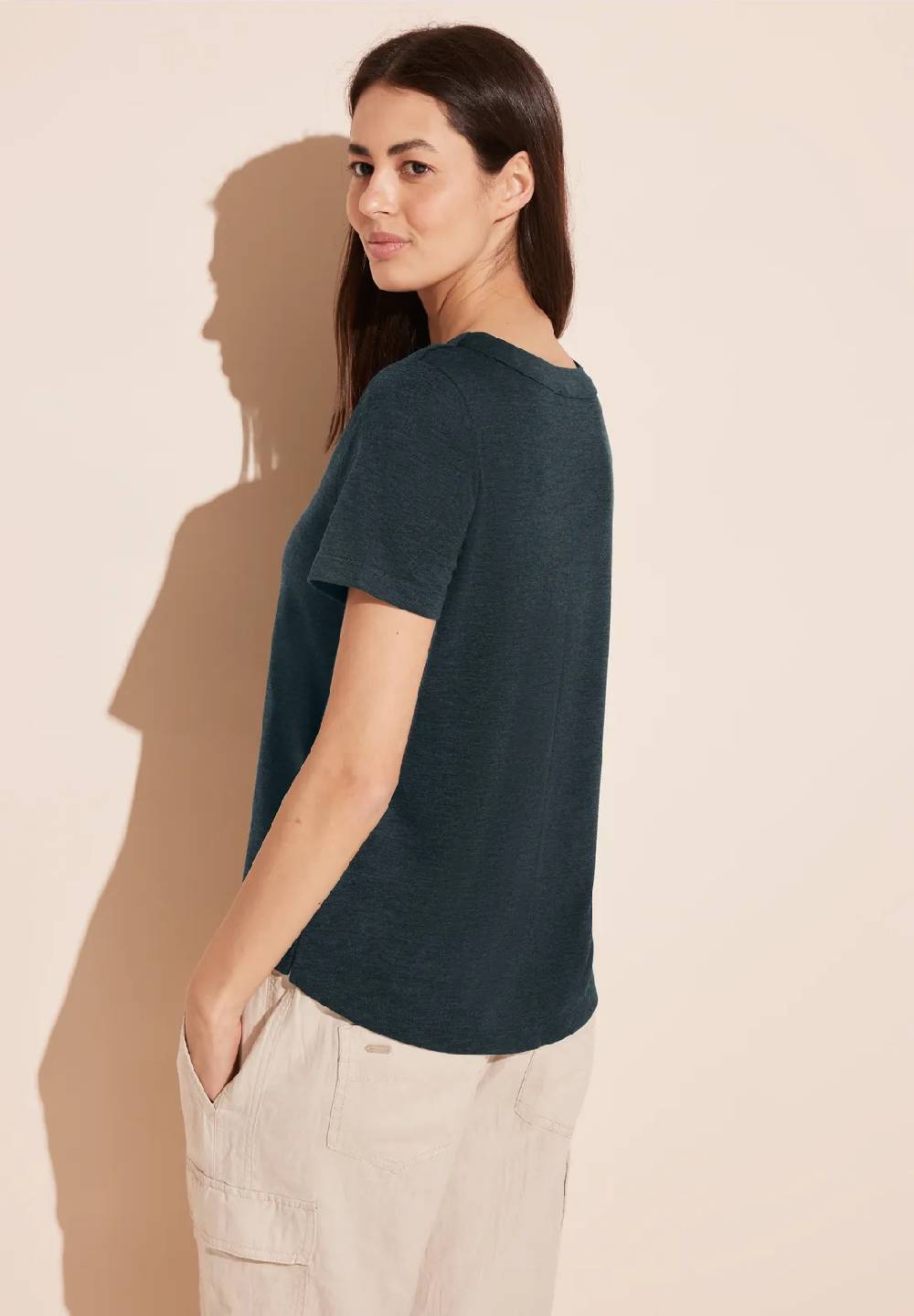 Street One Leinen Look T-Shirt