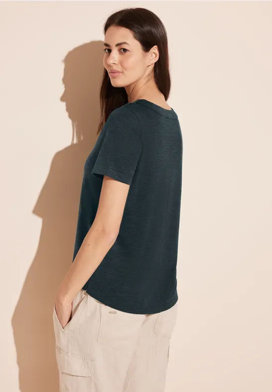 Street One Leinen Look T-Shirt