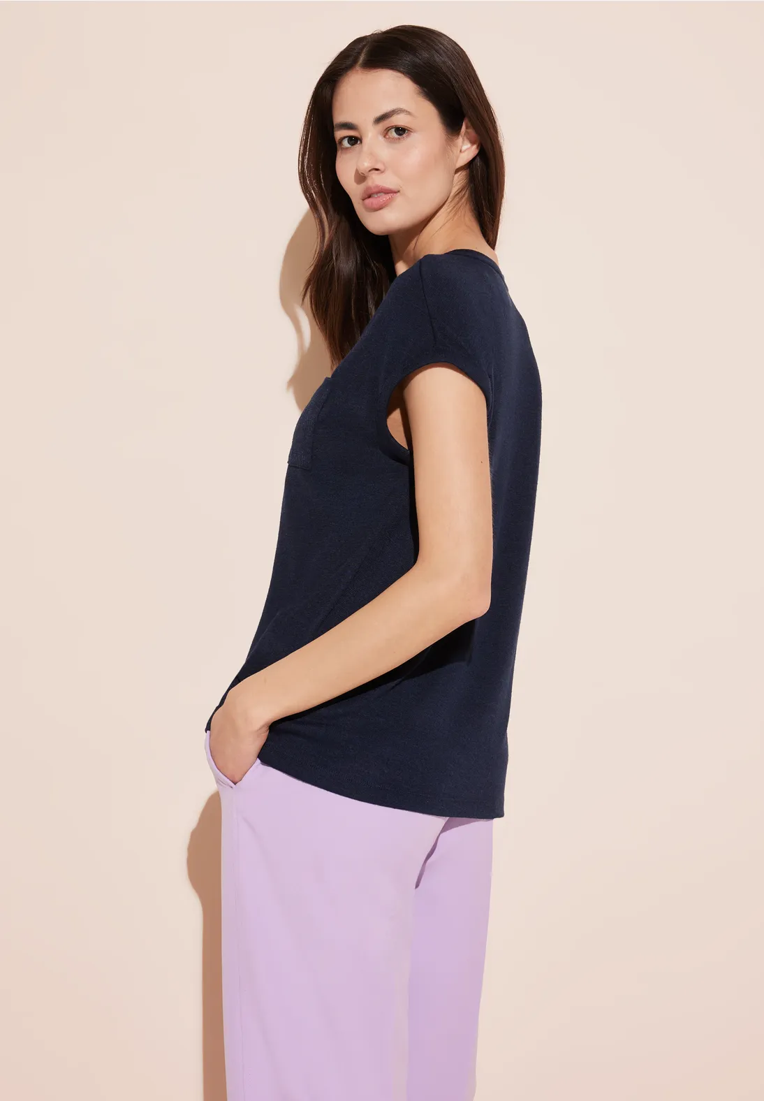 Street One Leinen Look T-Shirt