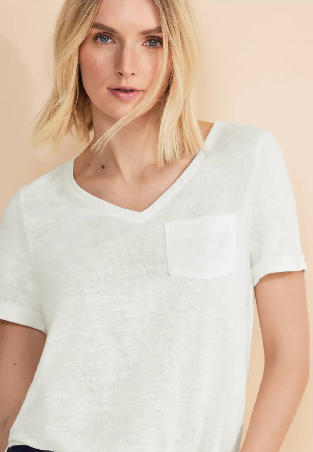 Street One Leinen Look T-Shirt