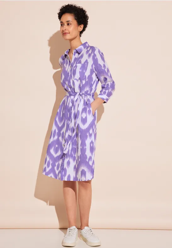 Street One Leinenkleid Mit Print