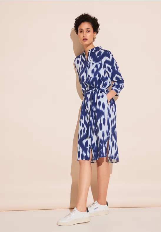 Street One Leinenkleid Mit Print