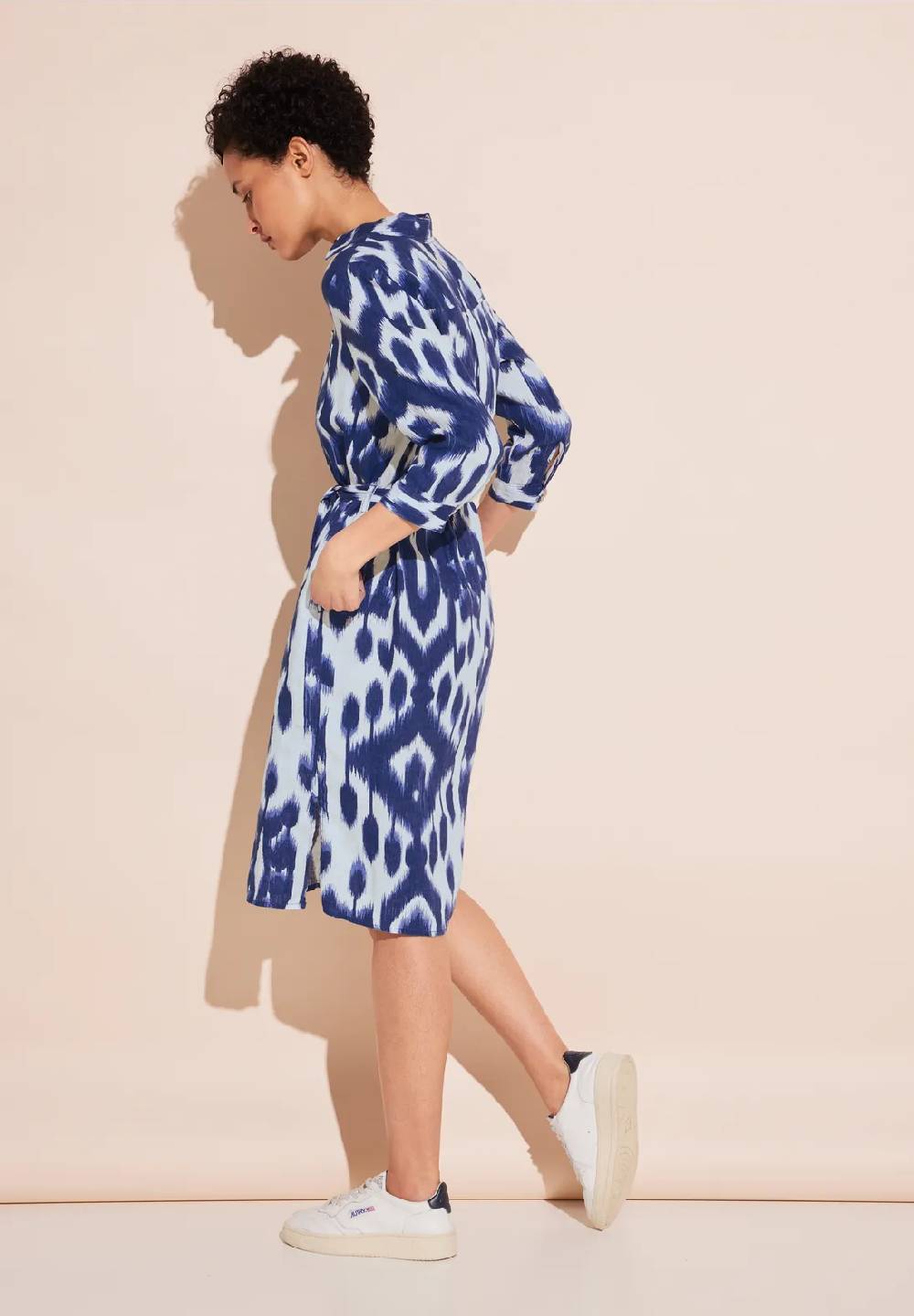Street One Leinenkleid Mit Print