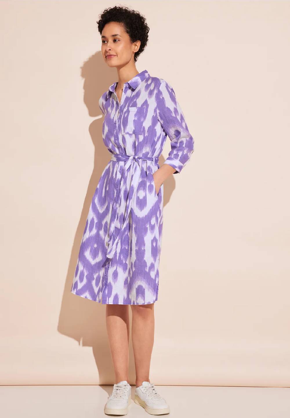 Street One Leinenkleid mit Print