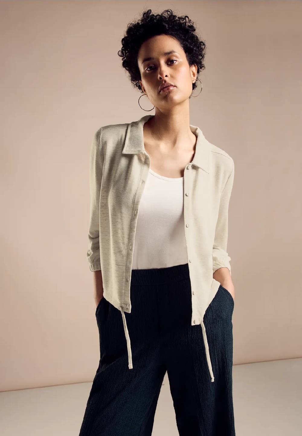 Street One Leinenlook Kurzjacke