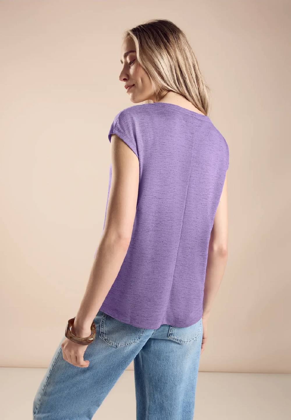 Street One Leinenlook T-Shirt