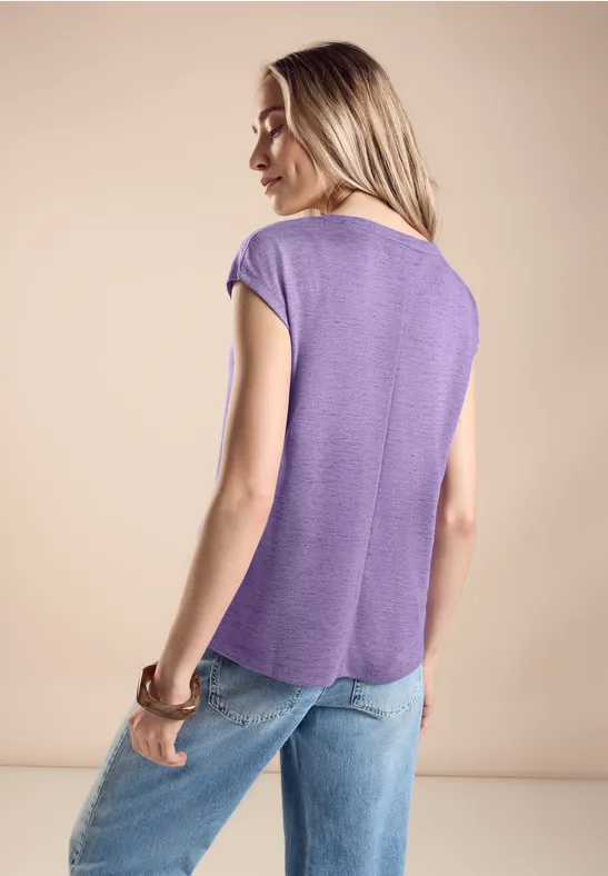 Street One Leinenlook T-Shirt