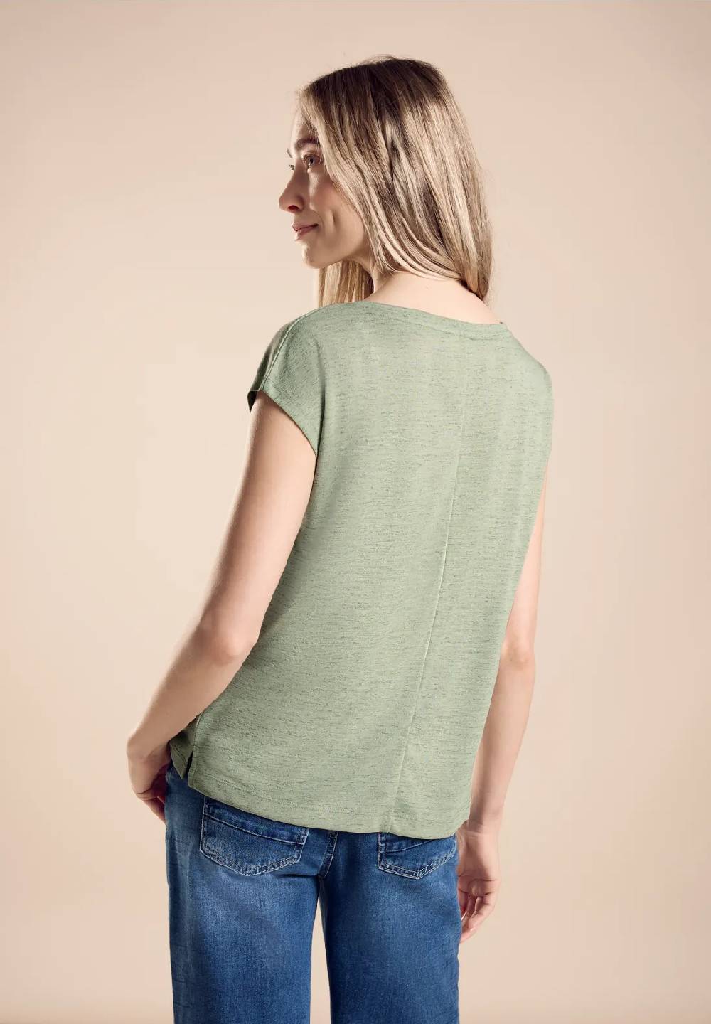 Street One Leinenlook T-Shirt